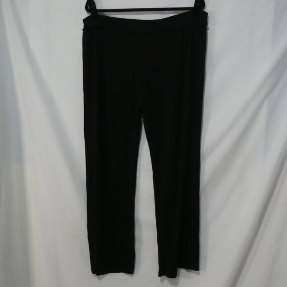 LA SENZA LINGERIE | large | Black Leggings With Pink Bow | *Bleach Spots On Leg - Picture 2 of 15